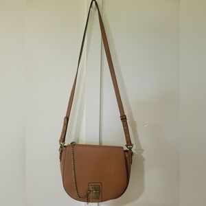 Steve Madden Elegant Tan Leather Shoulder Bag